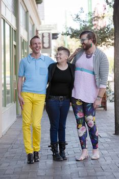 Trio of Gender Fluid Young People