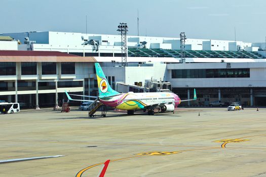 BANGKOK - MAY 3: Don Mueang International Airport on May 3, 2016