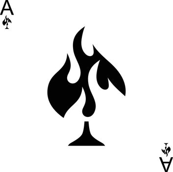 fire spade ace poker
