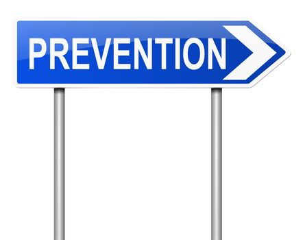 Prevention sign concept.