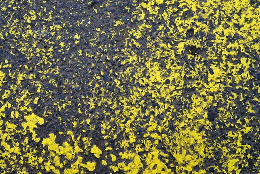 industrial street asphalt grunge yellow paint texture background