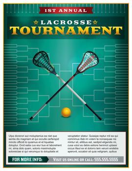 Lacrosse Tournament Flyer Template