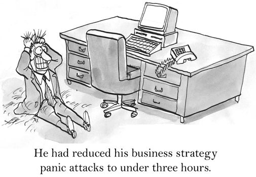 CEO has panic attacks about business strategy