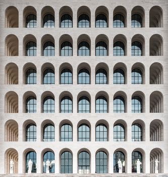 The Palazzo della Civilta Italiana, aka Square Colosseum, Rome, 