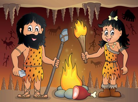 Cave people theme image 1