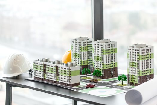 Model of residential quarter