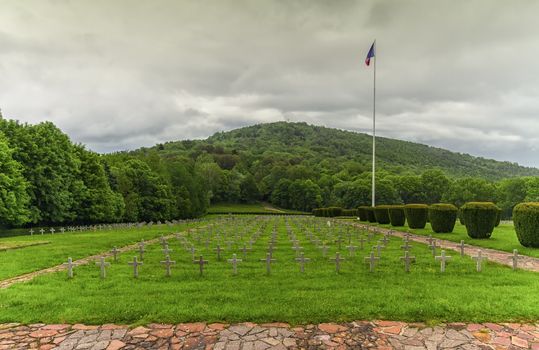 Vieil Armand or Hartmannsweiler Kopf cemetery, Vosges mountains,