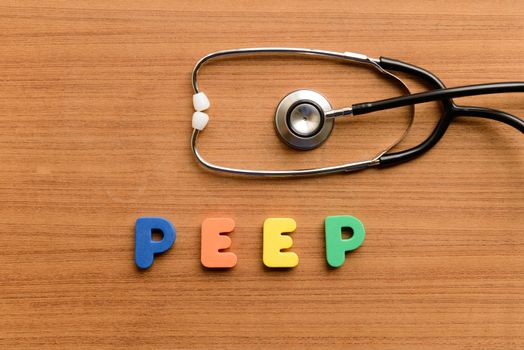 PEEP (positive end expiratory pressure)