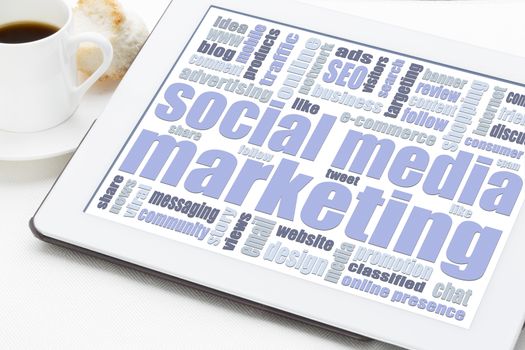social media marketing concept