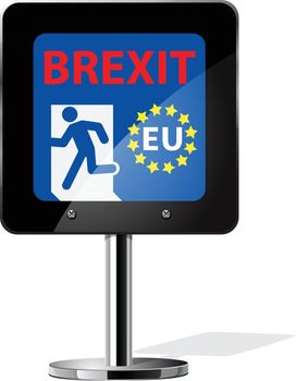 Brexit British referendum concept sign