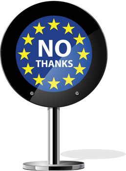 Brexit British referendum concept sign