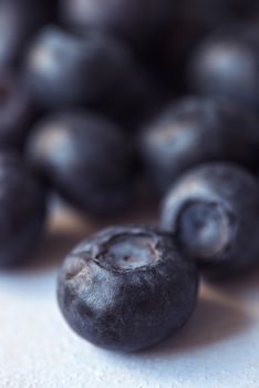 Blueberry pile macro