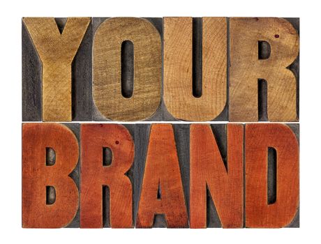 your brand word abstract