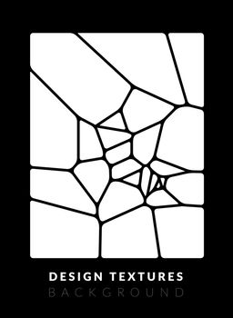 Abstact voronoi design vector background