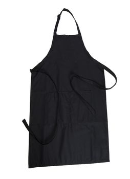 Black apron isolated