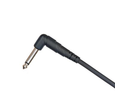 Guitar audio jack with black cable 