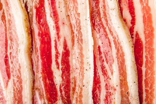 Streaky bacon background