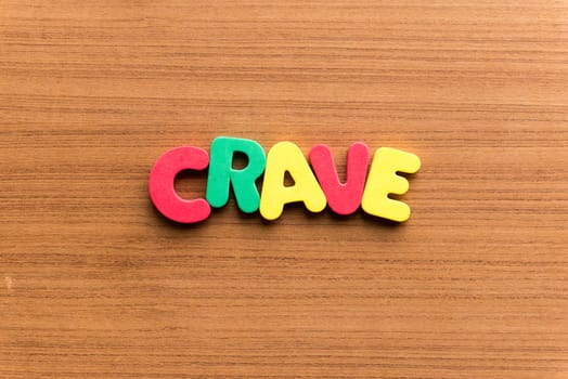 crave colorful word 