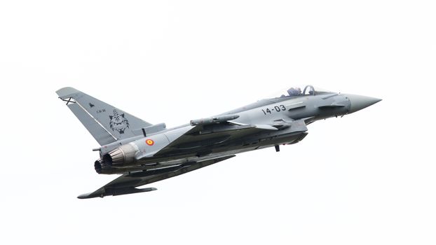 LEEUWARDEN, THE NETHERLANDS - JUNE 10: Spanish Air Force Eurofig