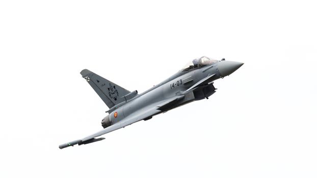 LEEUWARDEN, THE NETHERLANDS - JUNE 10: Spanish Air Force Eurofig