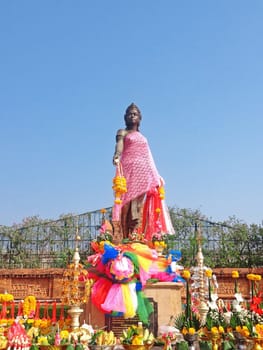 Monument Chamadevi Queen in Lamphun