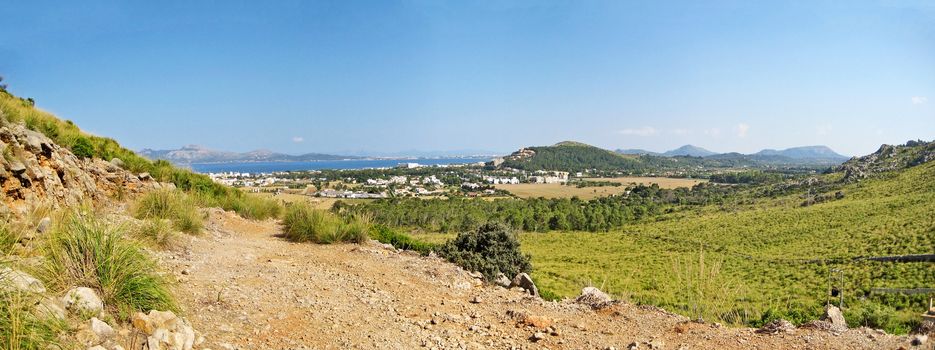Rural landscape, hinterlands of Majorca, Formentor, Bay of Pollenca