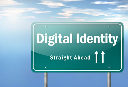 Highway Signpost Digital Identity