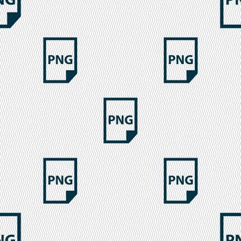 PNG Icon sign. Seamless pattern with geometric texture. Vector