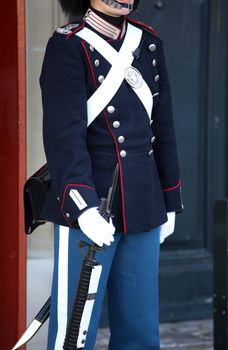 Danish Royal Life Guard in Copenhagen, Denmark