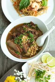 Thai Style Soup with Duck