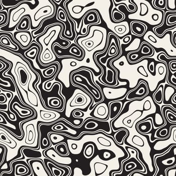 Vector Seamless Black And White Interference Noise Abstract Texture
