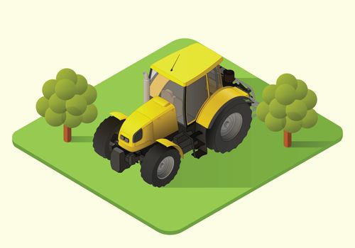 tractor farm machine