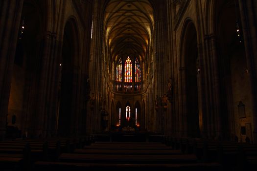 Interior of Saint Vitus Cathedral 