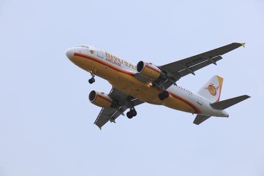 BANGKOK THAILAND - MAY25 : passenger plane of Bhutan Airlines pr