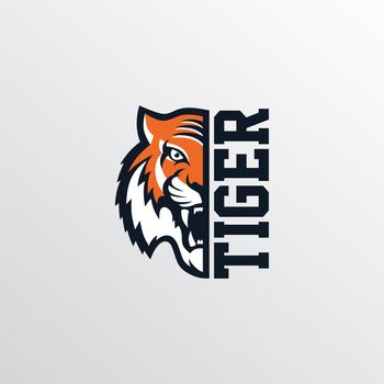 wild tiger logotype theme