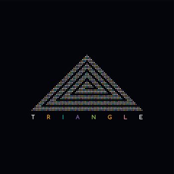 triangle shape dot logotype