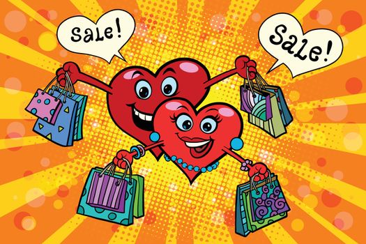 Holiday sales on Valentines day