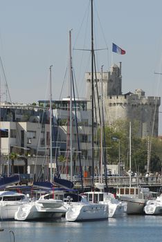 Port La Rochelle a day of Summer, France