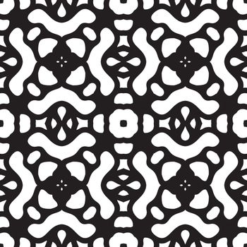Abstract geometric symmetry modern fashion seamless pattern