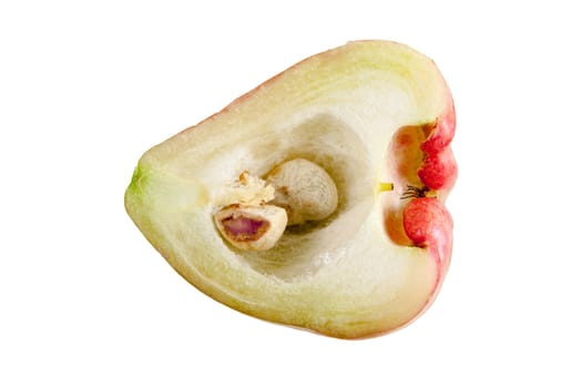 green rose apple  isolated