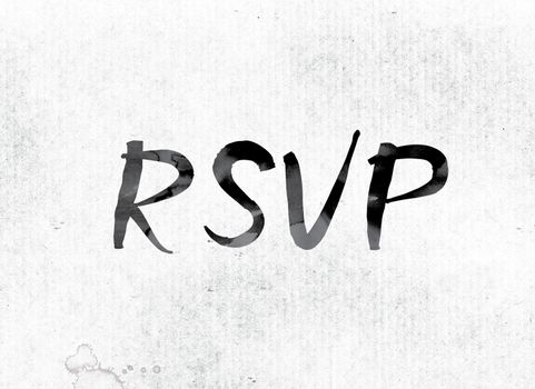 RSVP Concept Painted in Ink