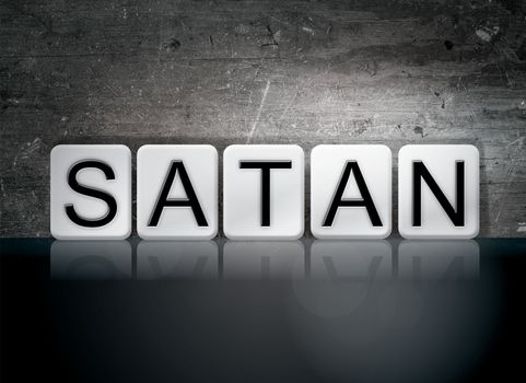 Satan Tiled Letters Concept and Theme