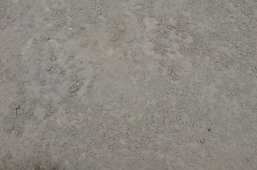 cracked sand on the beach