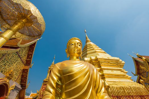 Wat Phrathat Doi Suthep temple in Chiang Mai, Thailand.