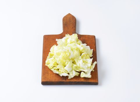 Chopped napa cabbage