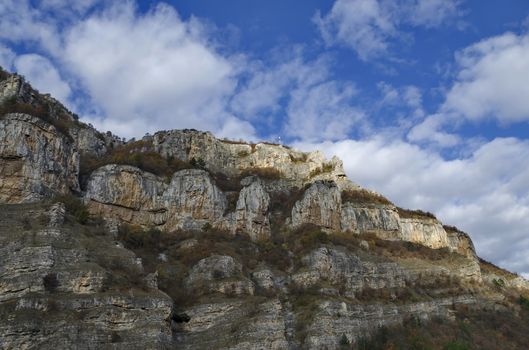One high top of Lakatnik rocks with receiver, Iskar river defile