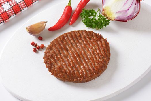 Grilled Beef Burger Patty