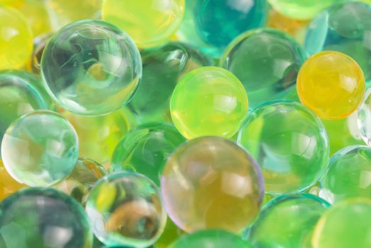 Color balls, hydrogel beads