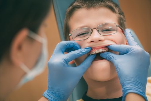 Little Boy At The Dentist
