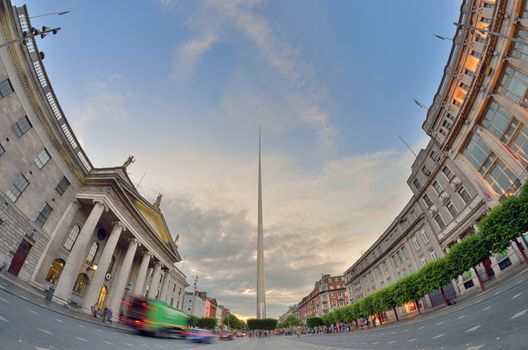 Dublin, Ireland center symbol - spire 